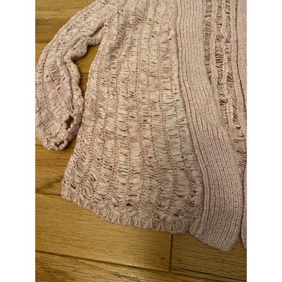 Chico’s women’s moonlight mauve Jenna texture cardigan sweater size 0 (XXS) - Picture 3 of 8